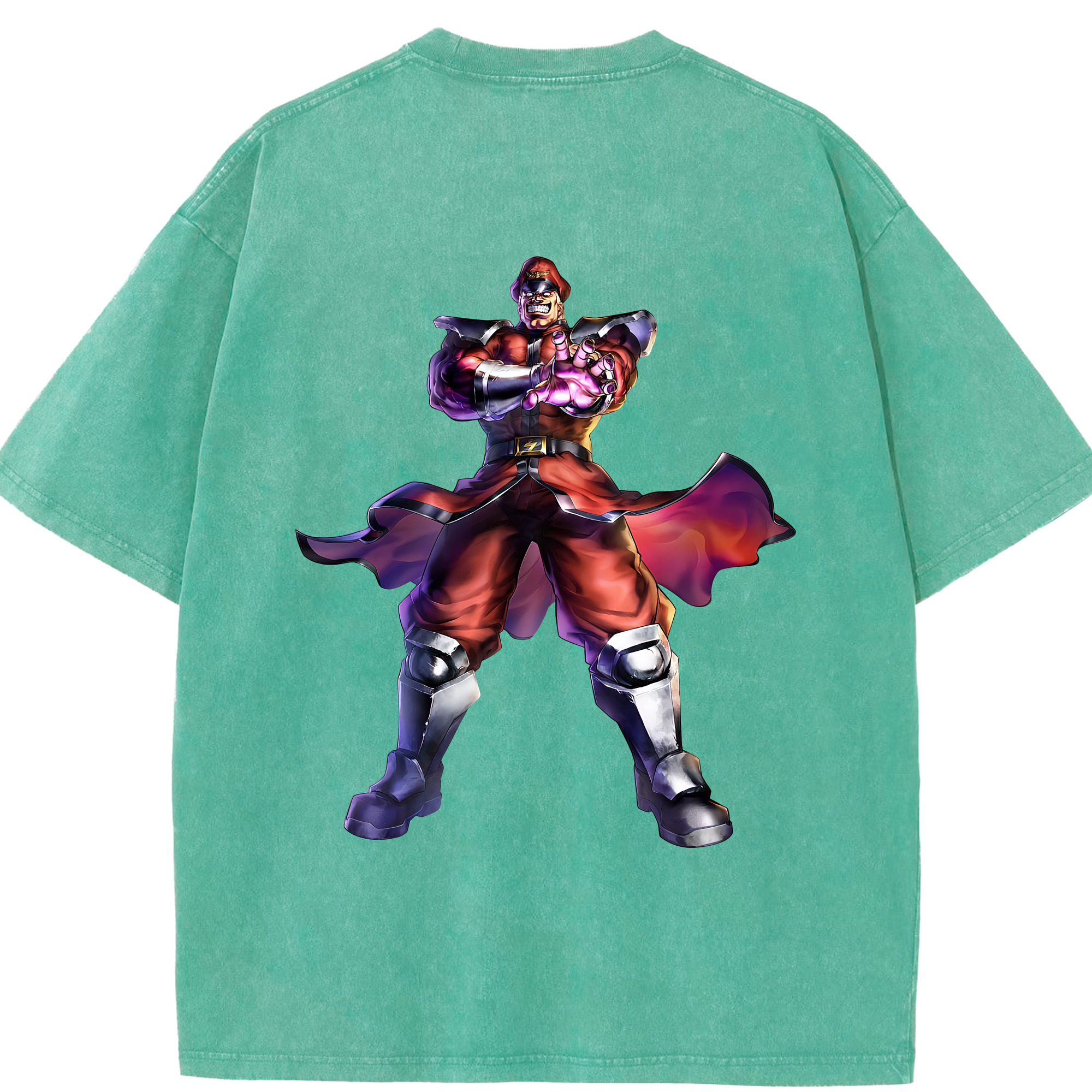 （画像用） 北斗の拳 Fist of the North Star 綿100% ヴィンテージ風 半袖Tシャツ（背面プリント）